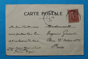Postcard PC Col de la Faucille 1905 France